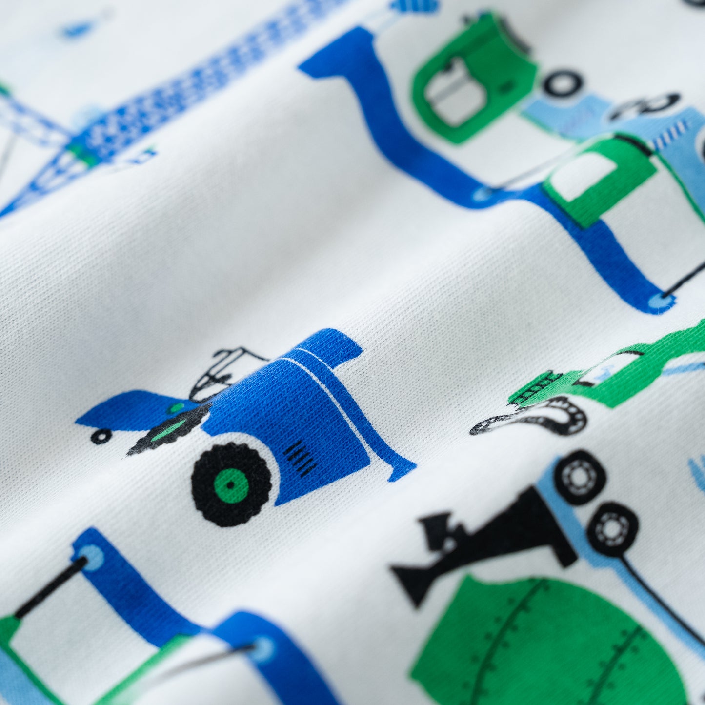 ヘンリーネックTシャツ 【はたらくクルマ】　 OFF-WHITE