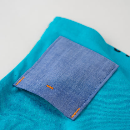 ヘンリーネックTシャツ 【はたらくクルマ】　BLUE