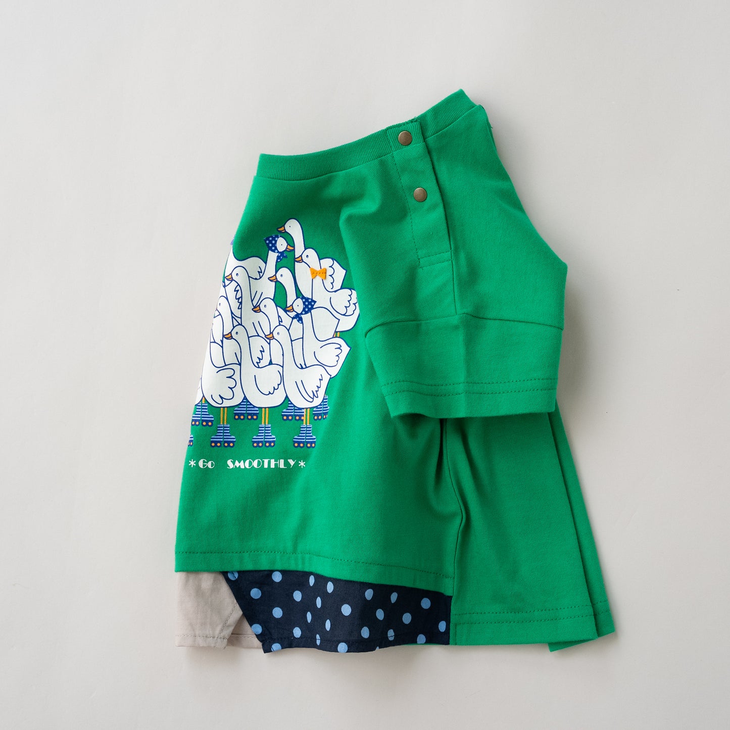 プリントTシャツ【スワン】　 GREEN