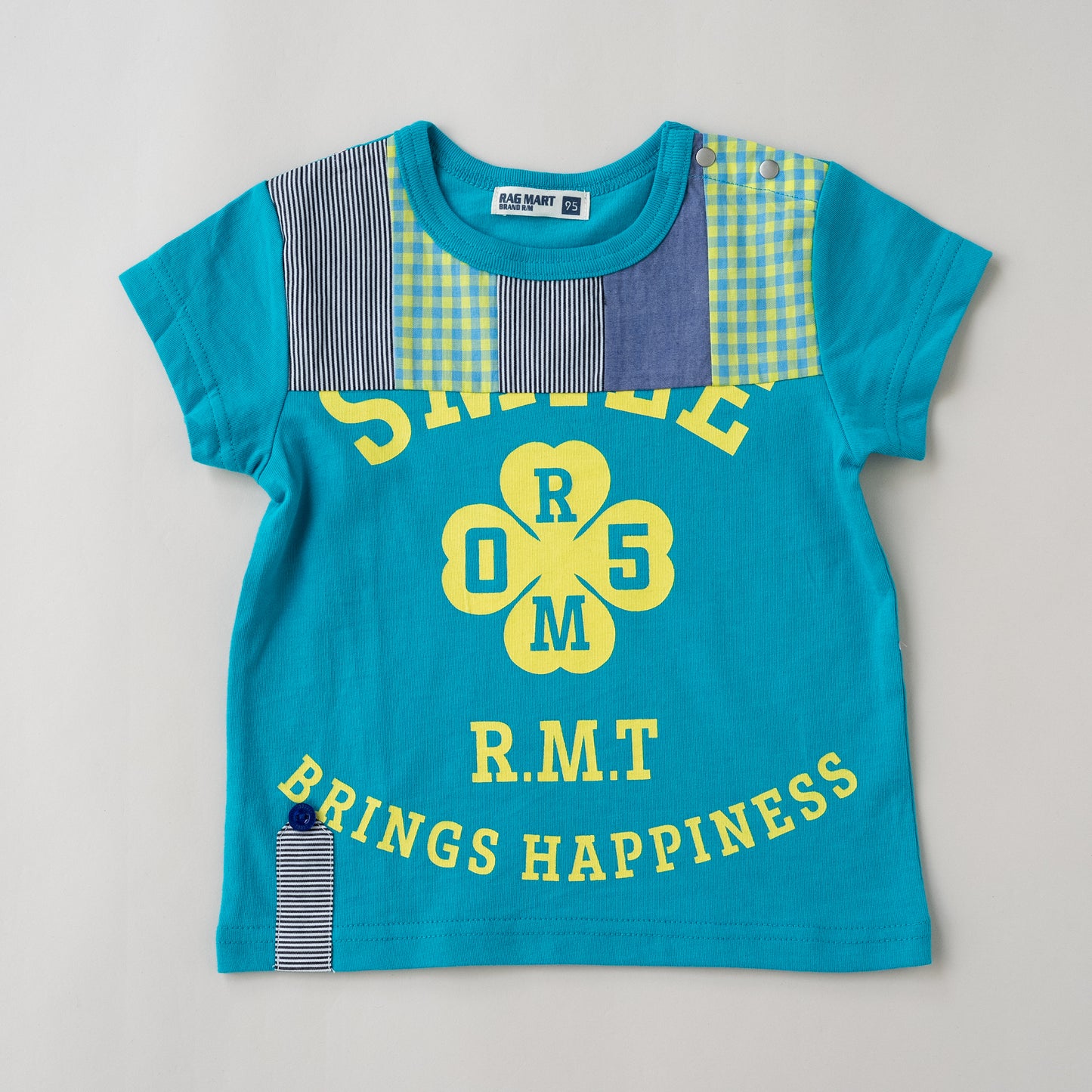 クローバーTシャツ　BLUE
