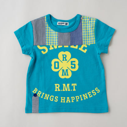 クローバーTシャツ　BLUE