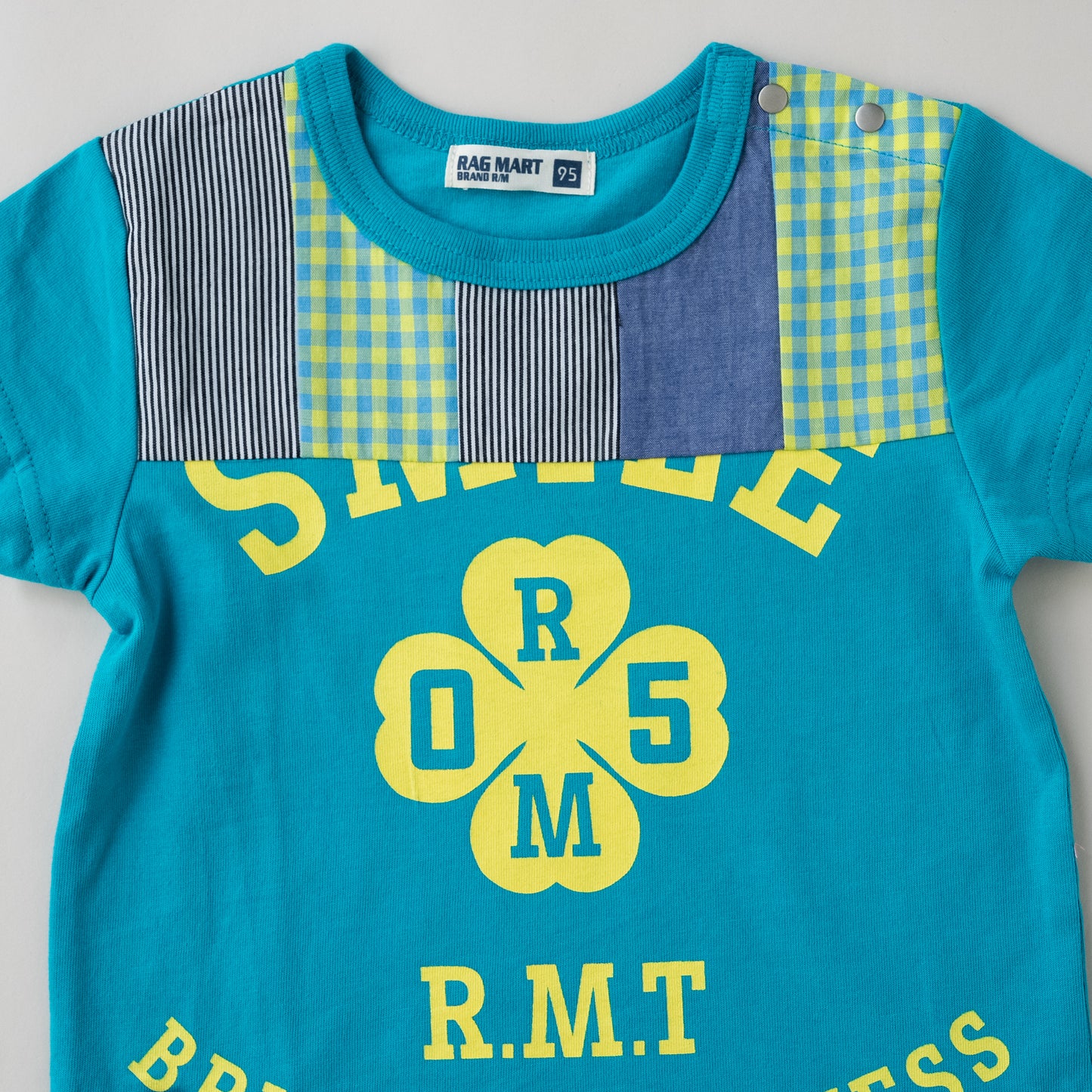 クローバーTシャツ　BLUE