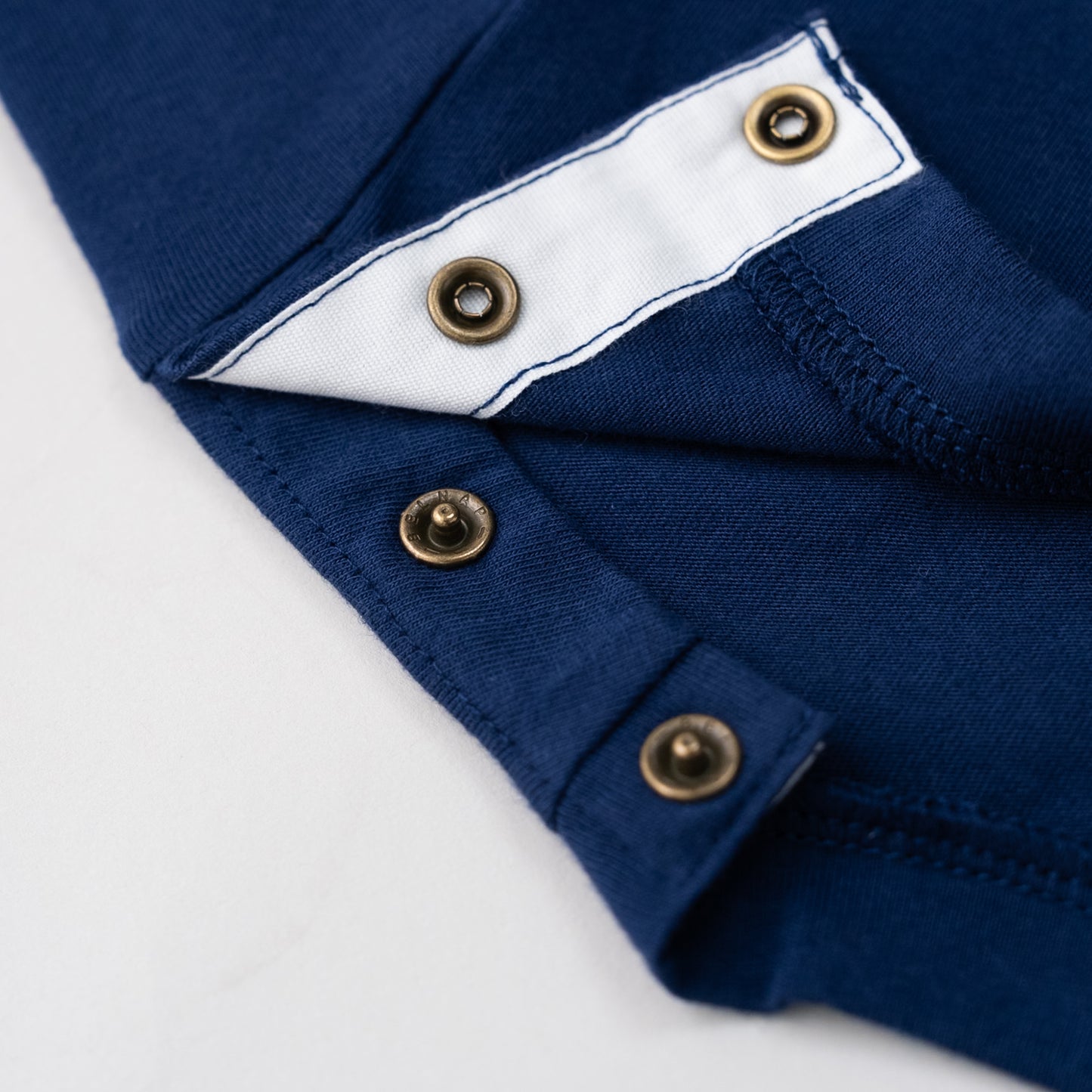 パッチワークチュニックTシャツ　NAVY
