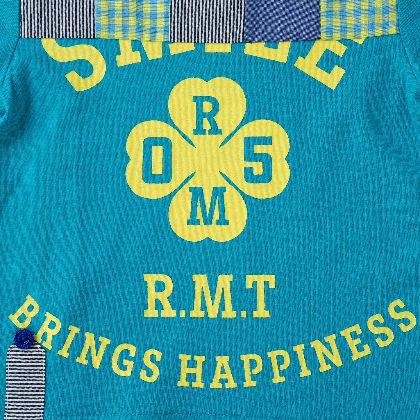 クローバーTシャツ　BLUE