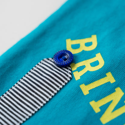 クローバーTシャツ　BLUE
