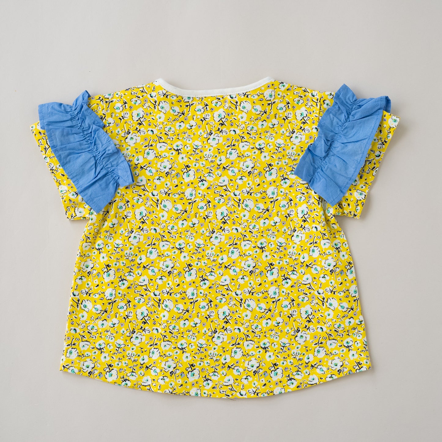 総柄プリントTシャツ　YELLOW