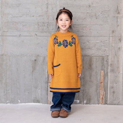 ニットワンピース YELLOW
