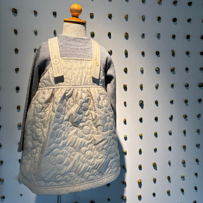 ナイロンキルトワンピース　IVORY