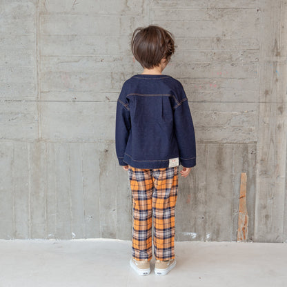 デニムニットジャケット NAVY