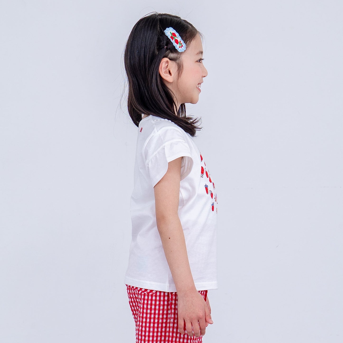 プリントTシャツ【いちご】　OFF-WHITE