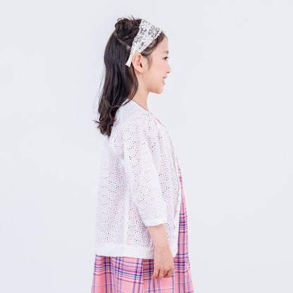 レースサマーカーディガン　OFF-WHITE