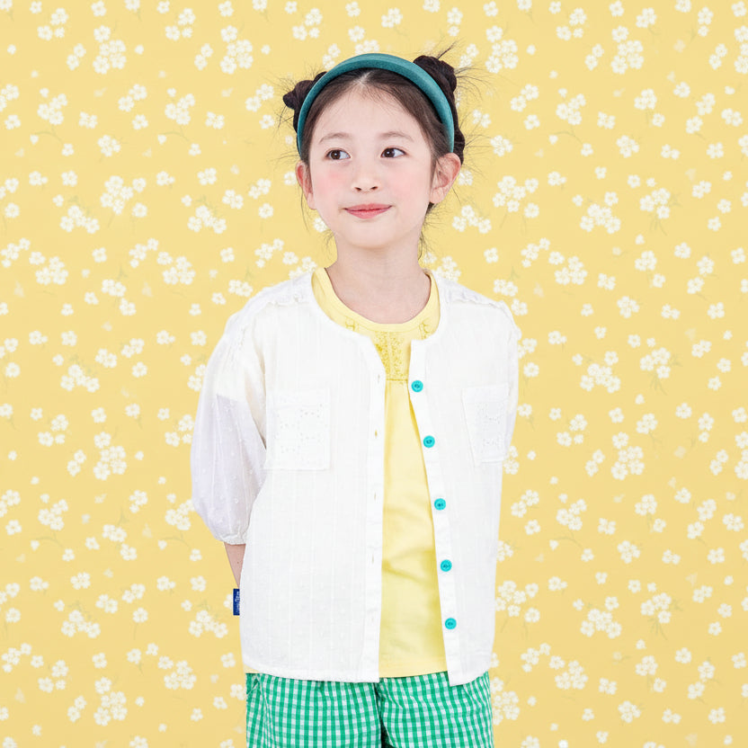 サマーブラウス　OFF-WHITE