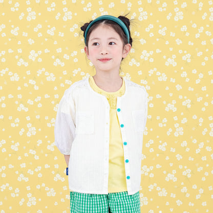 サマーブラウス　OFF-WHITE