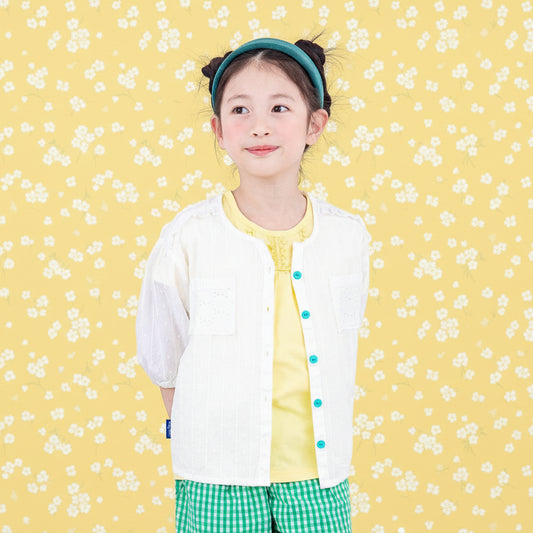 サマーブラウス　OFF-WHITE