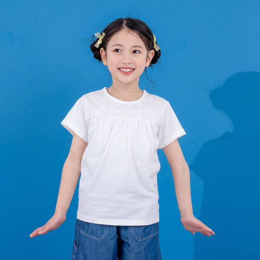 ガールズTシャツ　OFF-WHITE