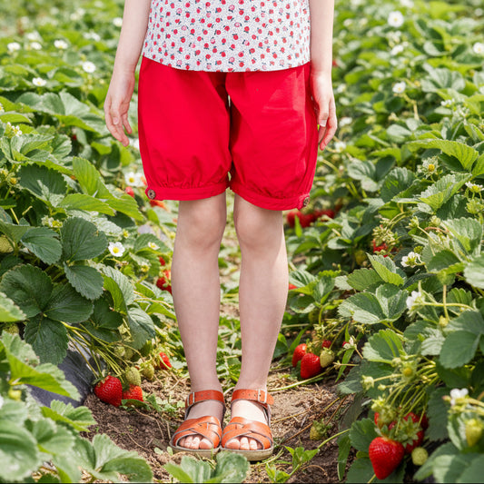 ショートバルーンパンツ　RED