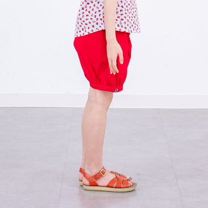 ショートバルーンパンツ　RED