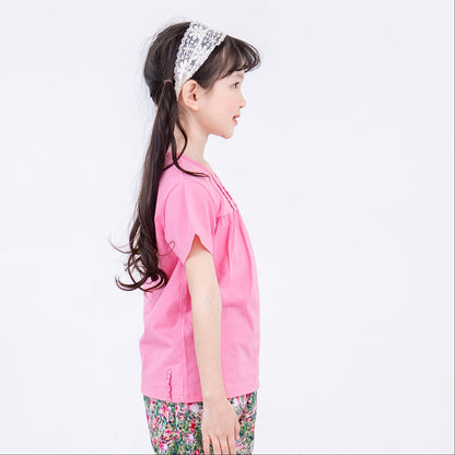 ガールズTシャツ　PINK