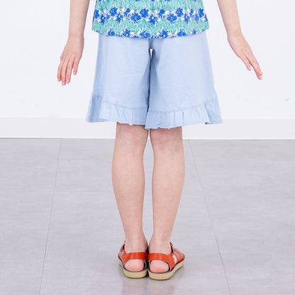 フリルショートパンツ　SAXE