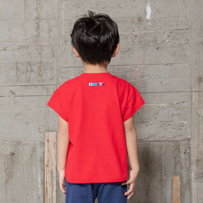 プリントTシャツ(シップ)　RED