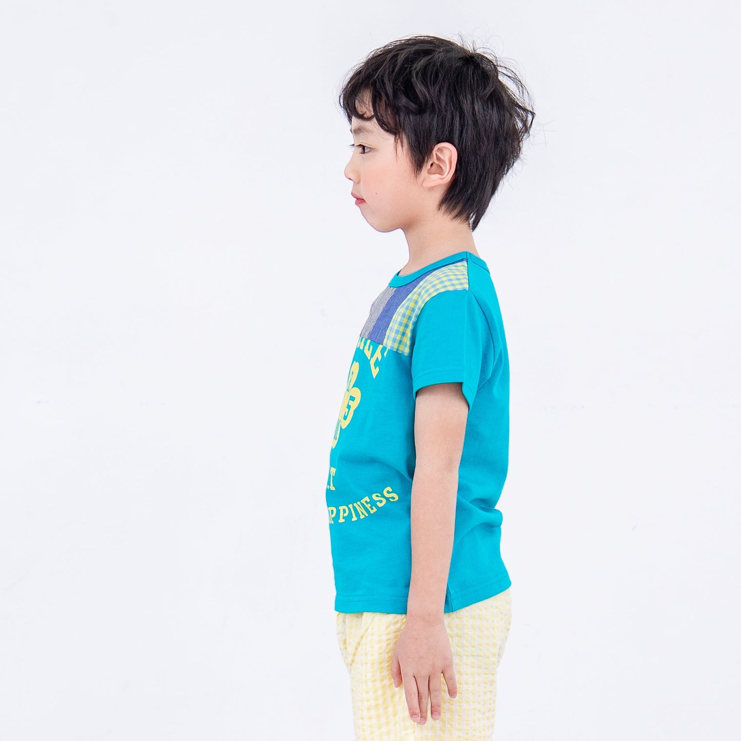 クローバーTシャツ　BLUE