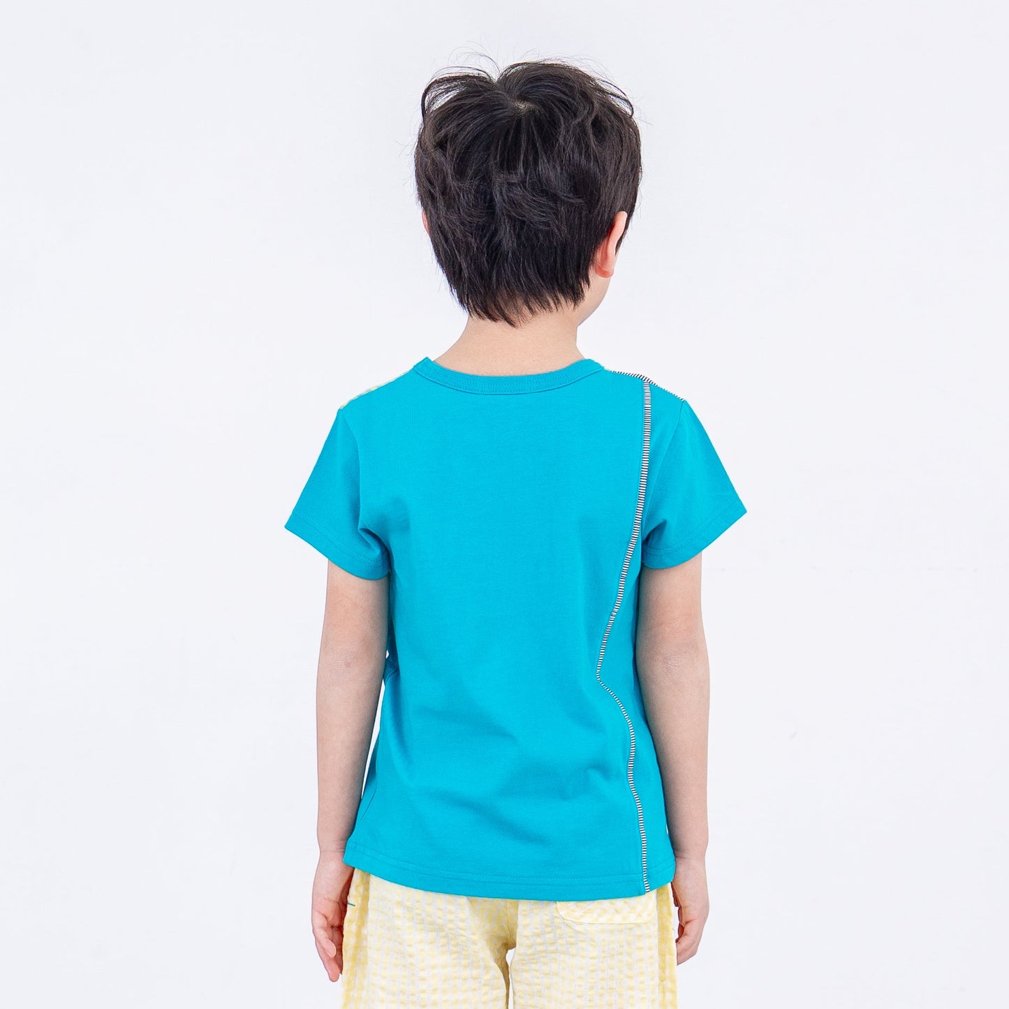クローバーTシャツ　BLUE