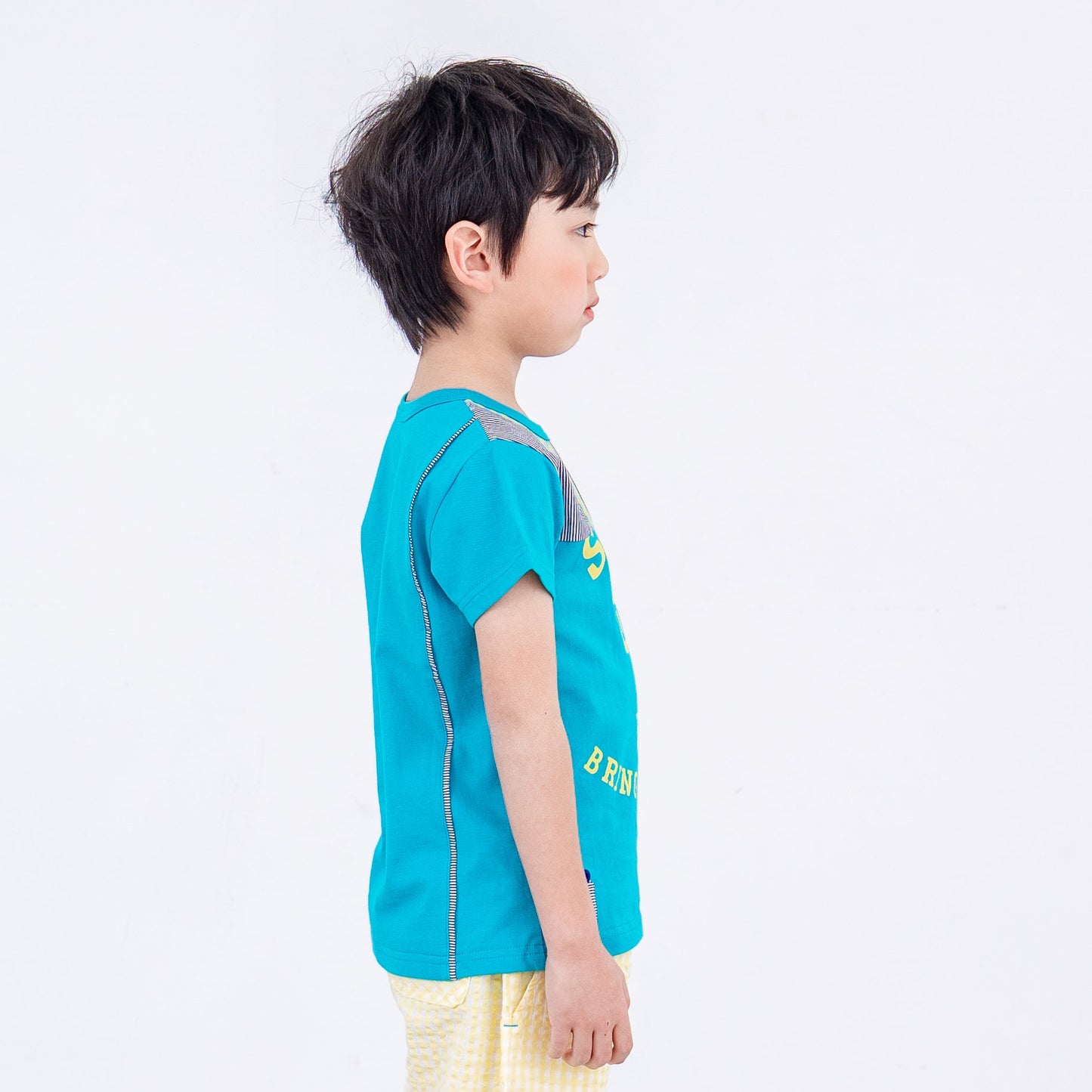 クローバーTシャツ　BLUE