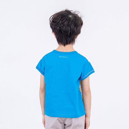 ショートスリーブTシャツ【パイン】　BLUE
