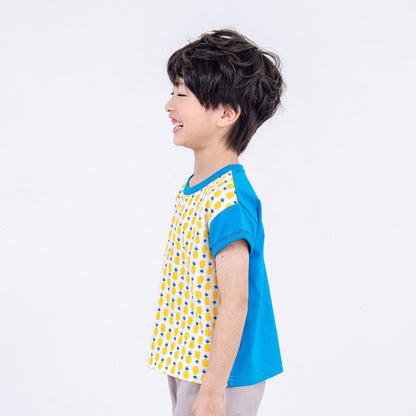 ショートスリーブTシャツ【パイン】　BLUE