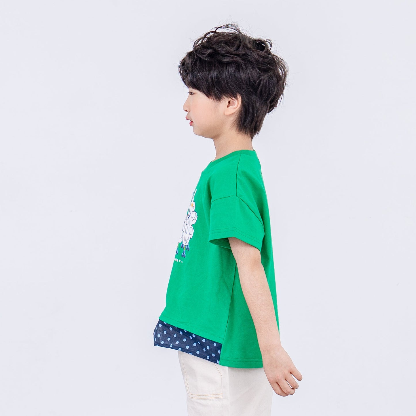 プリントTシャツ【スワン】　 GREEN