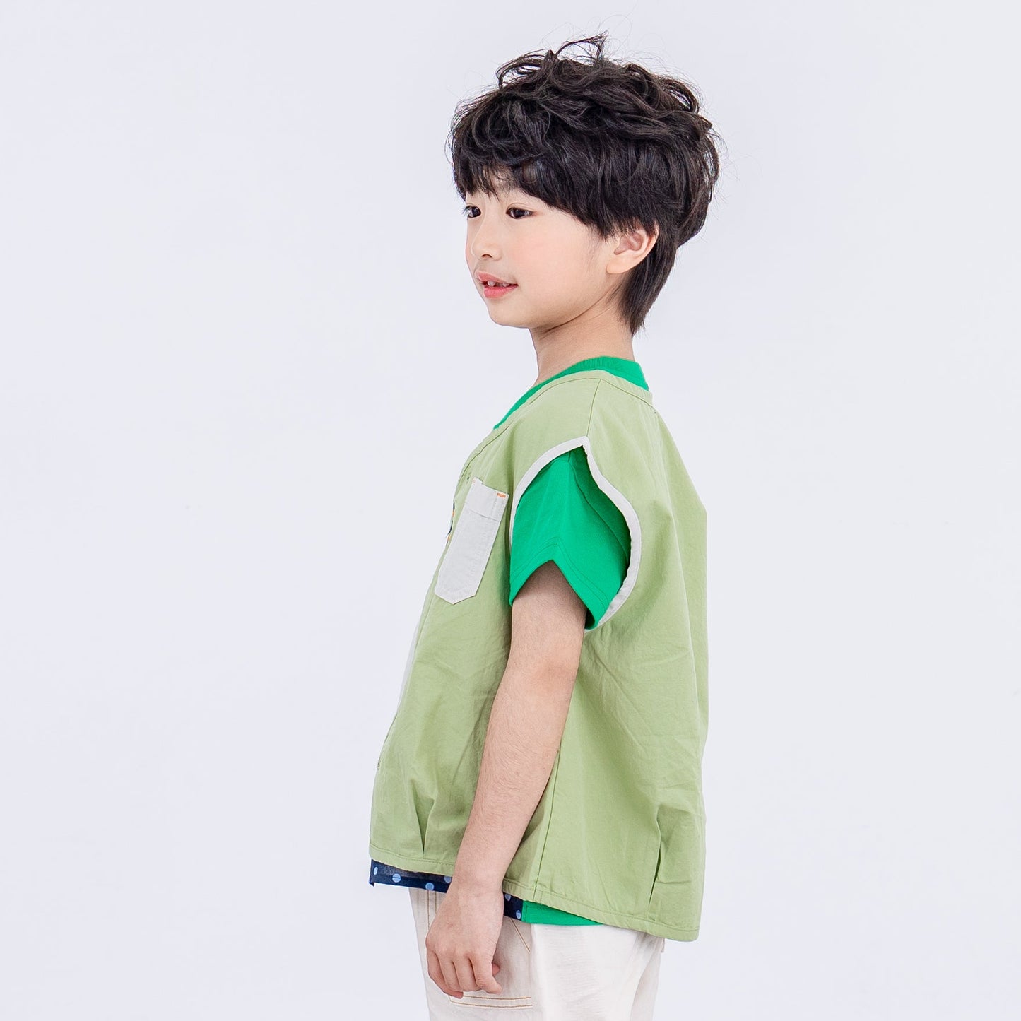 サマーベスト　KHAKI