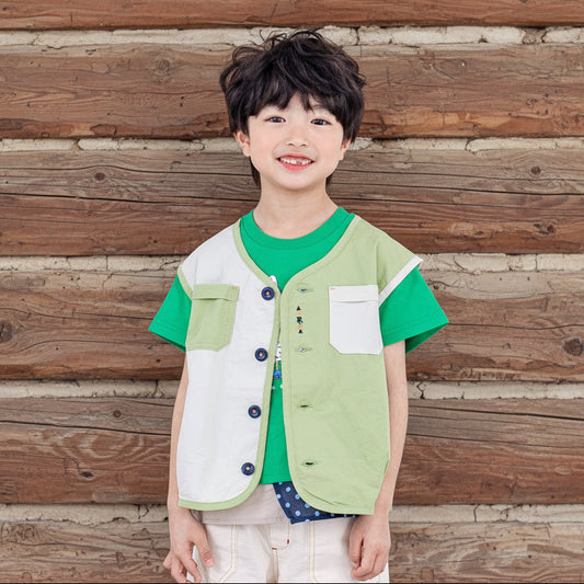 サマーベスト　KHAKI