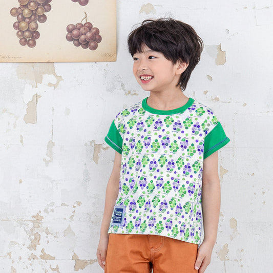 ショートスリーブTシャツ【ぶどう】　GREEN