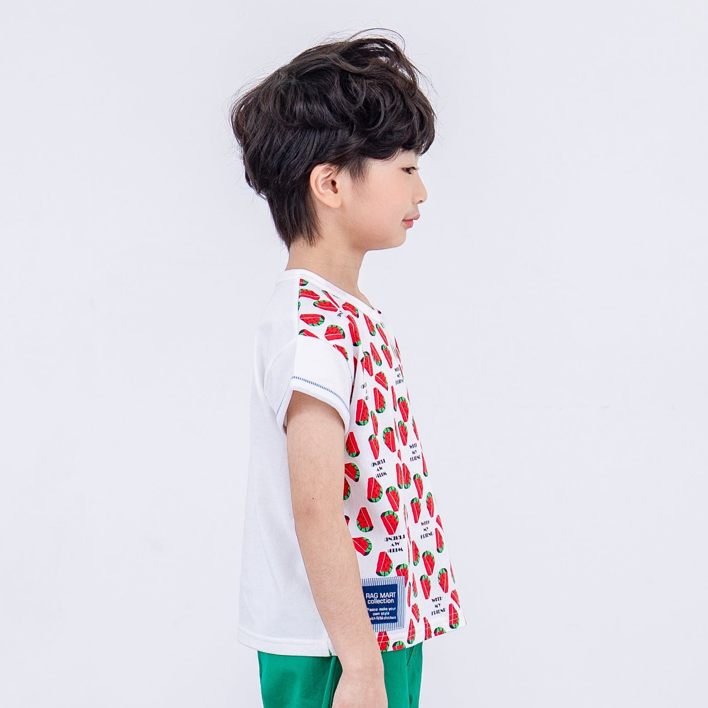 ショートスリーブTシャツ【スイカ】　OFF-WHITE