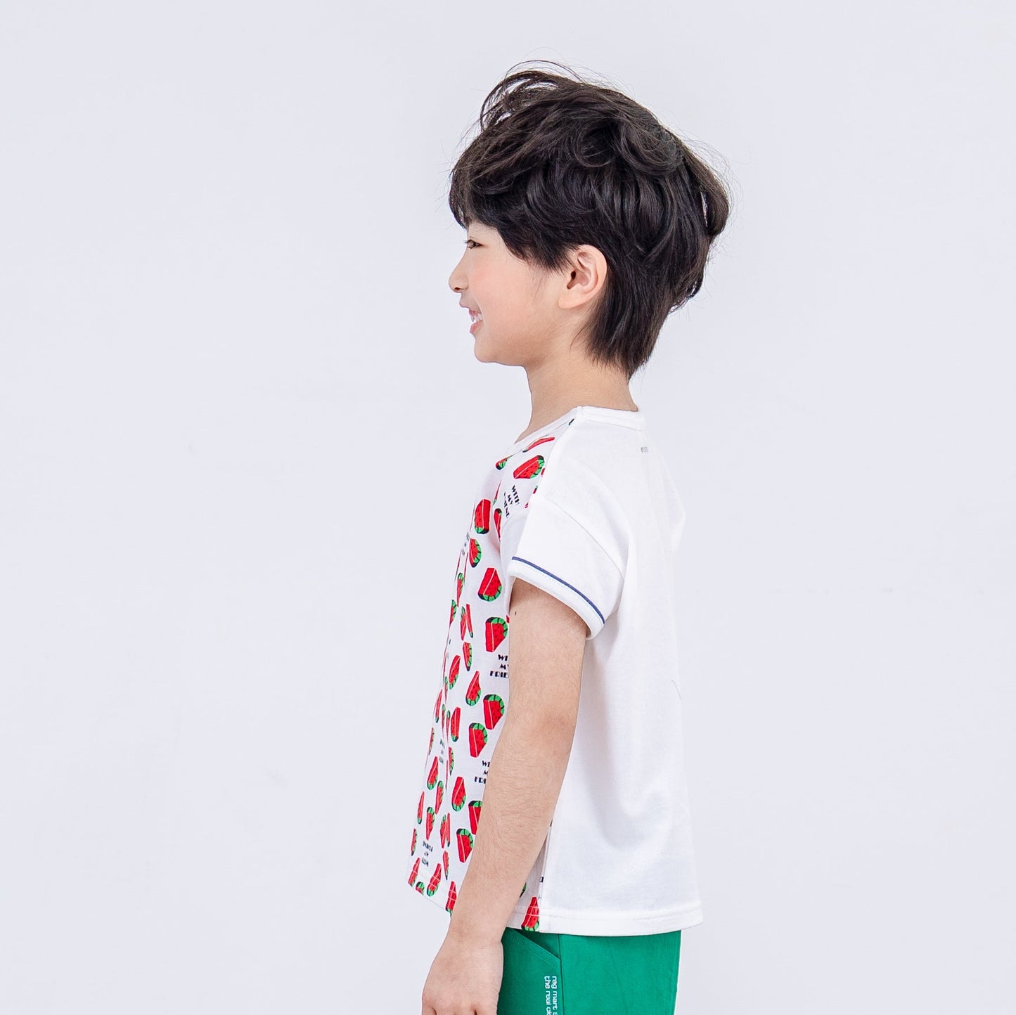 ショートスリーブTシャツ【スイカ】　OFF-WHITE