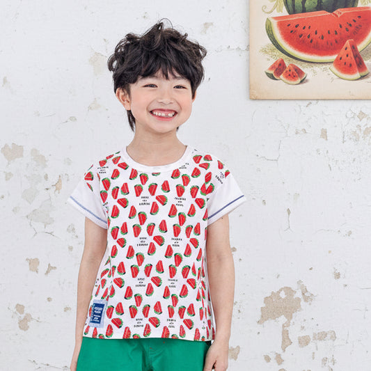 ショートスリーブTシャツ【スイカ】　OFF-WHITE
