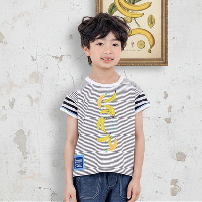 ショートスリーブTシャツ【バナナ】　BORDER