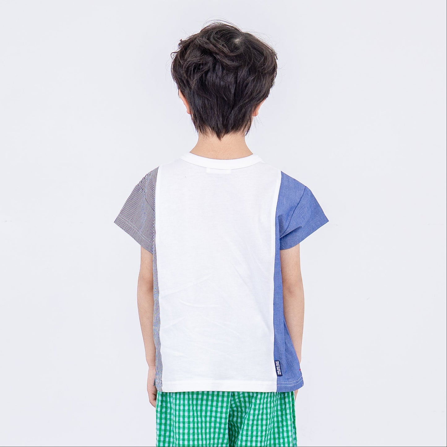 サイド切り替えTシャツ【クレーン車】　 OFF-WHITE