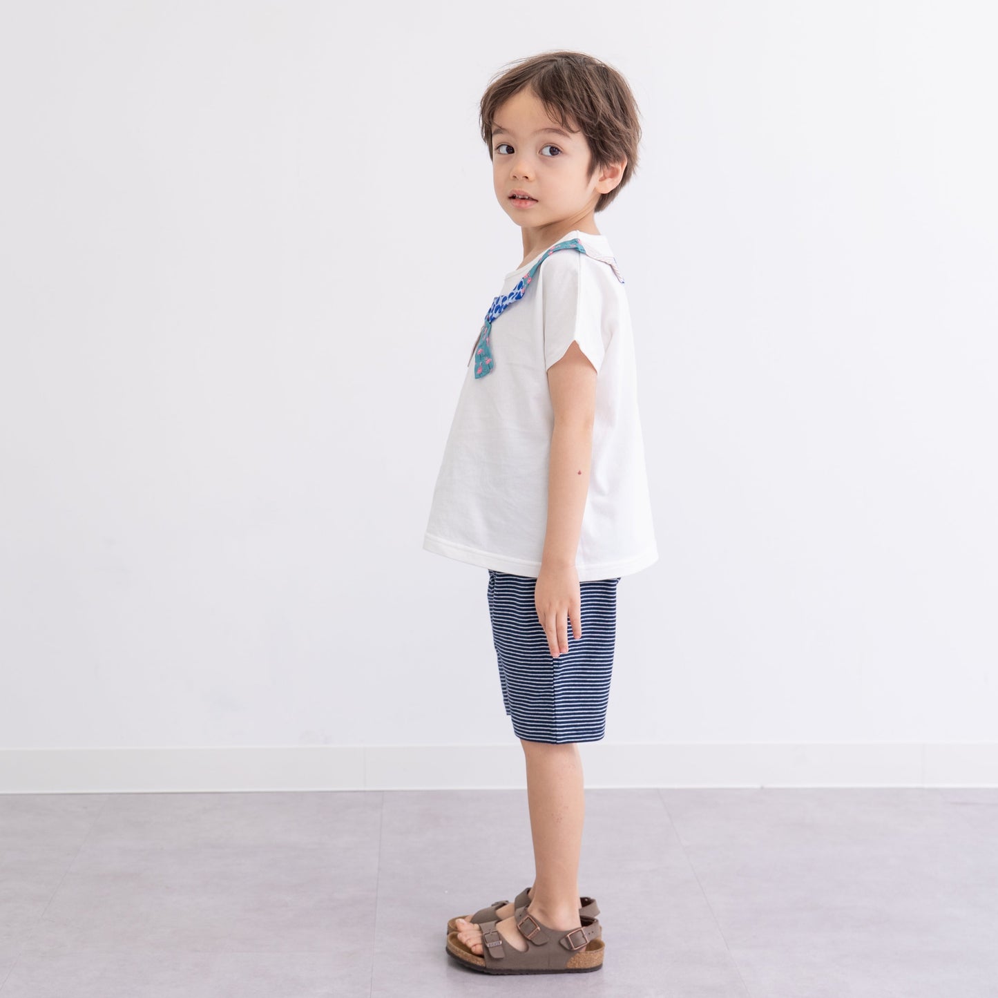 バンダナ風マリンセット　OFF-WHITE