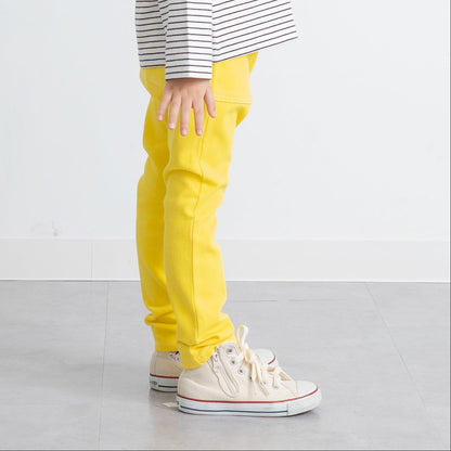 カラーニットデニムパンツ　YELLOW