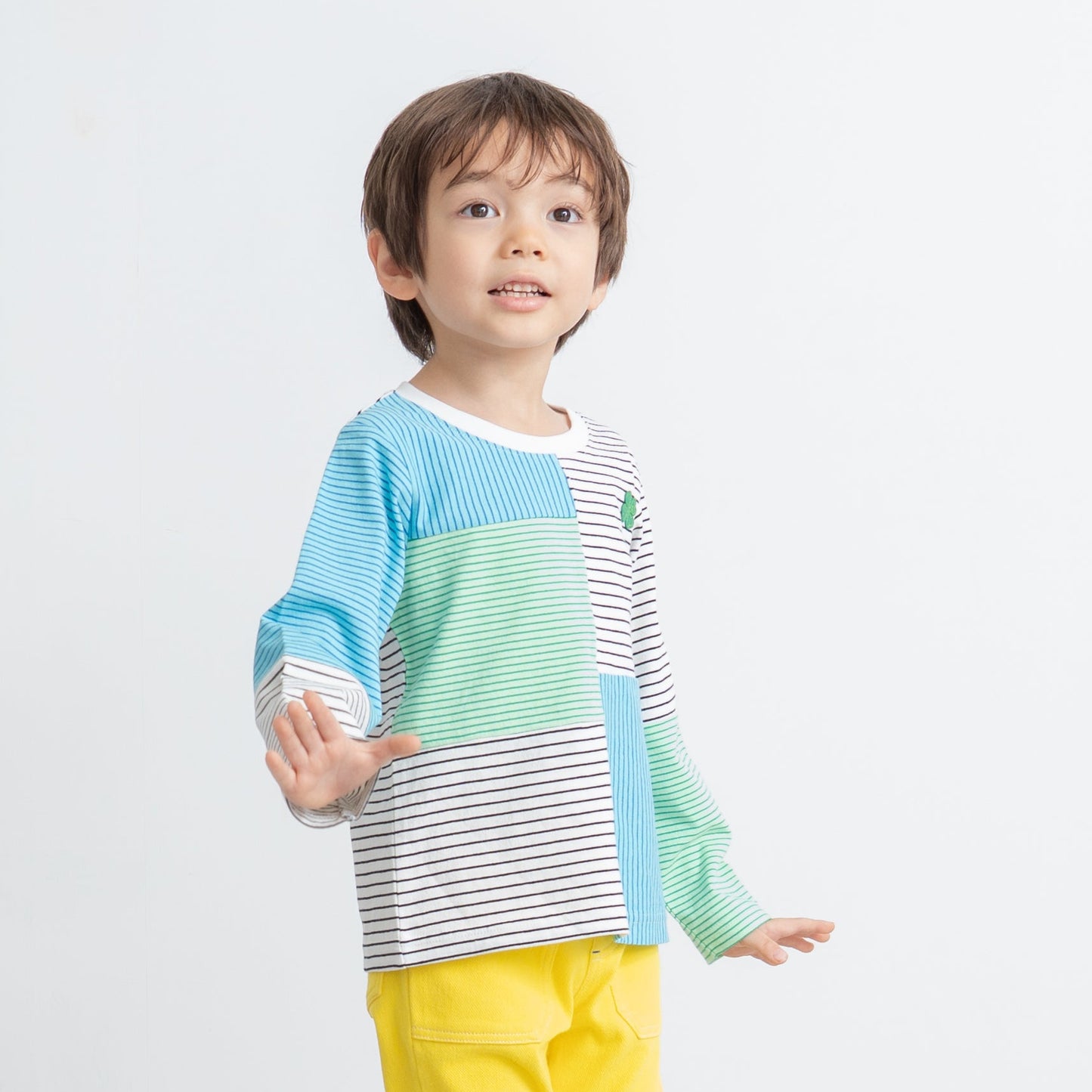 ボーダーTシャツ　BLUE