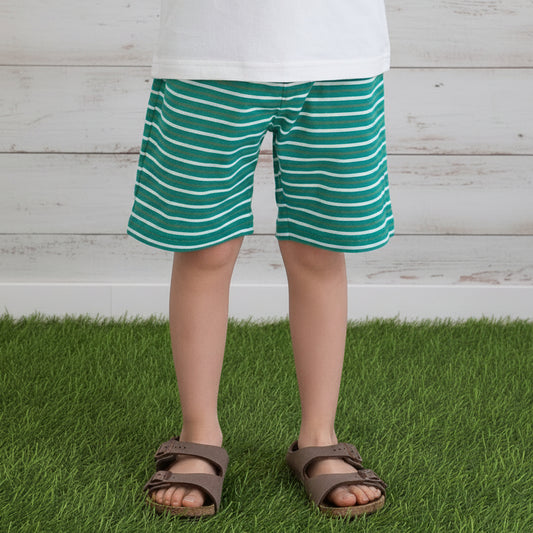 ボーダーパンツ　GREEN