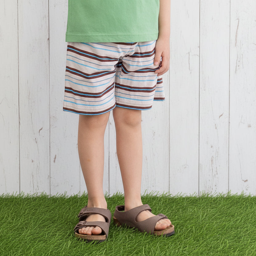 ボーダーパンツ　BEIGE