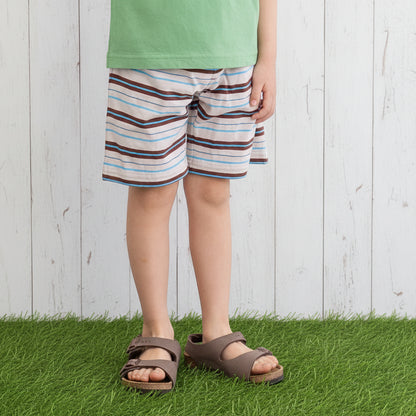 ボーダーパンツ　BEIGE