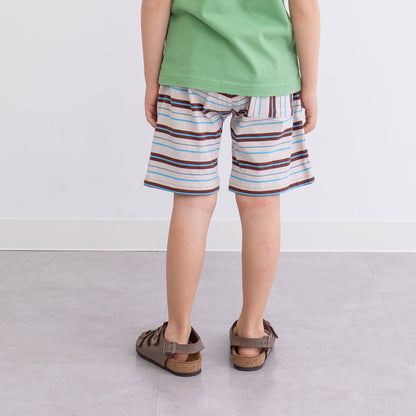 ボーダーパンツ　BEIGE