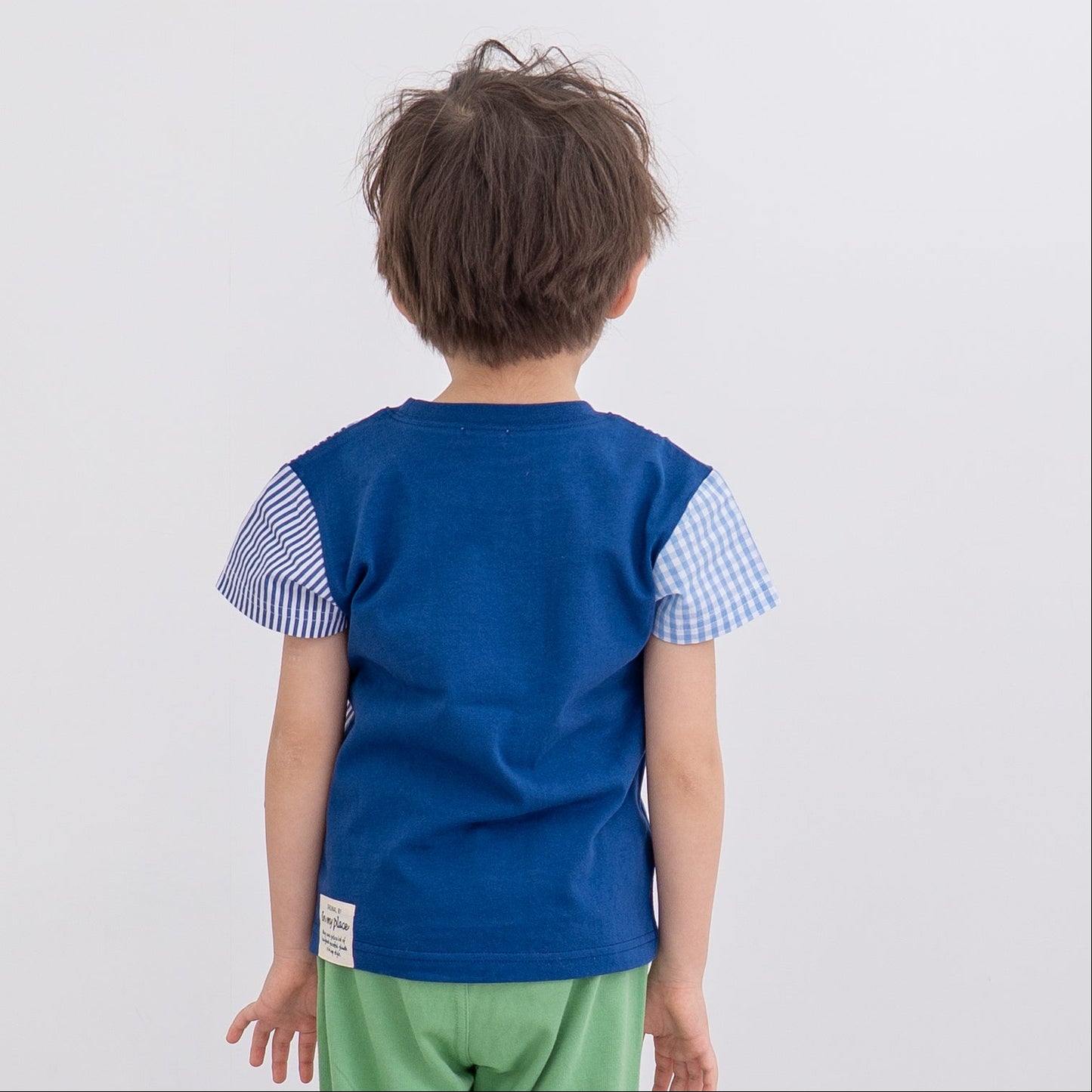 スイッチングTシャツ　NAVY