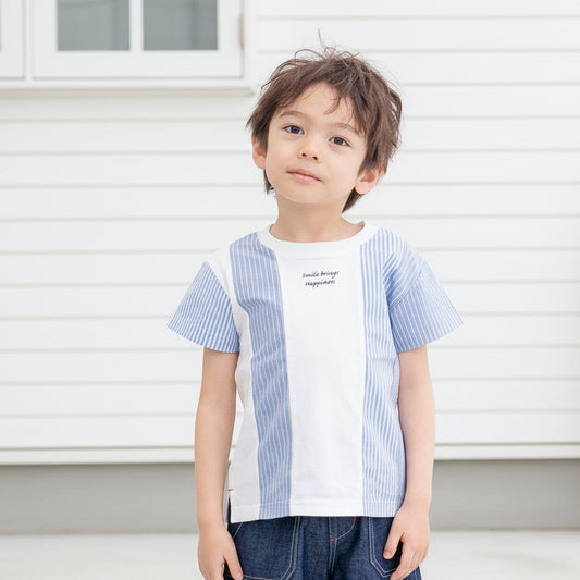 スイッチングTシャツ　OFF-WHITE