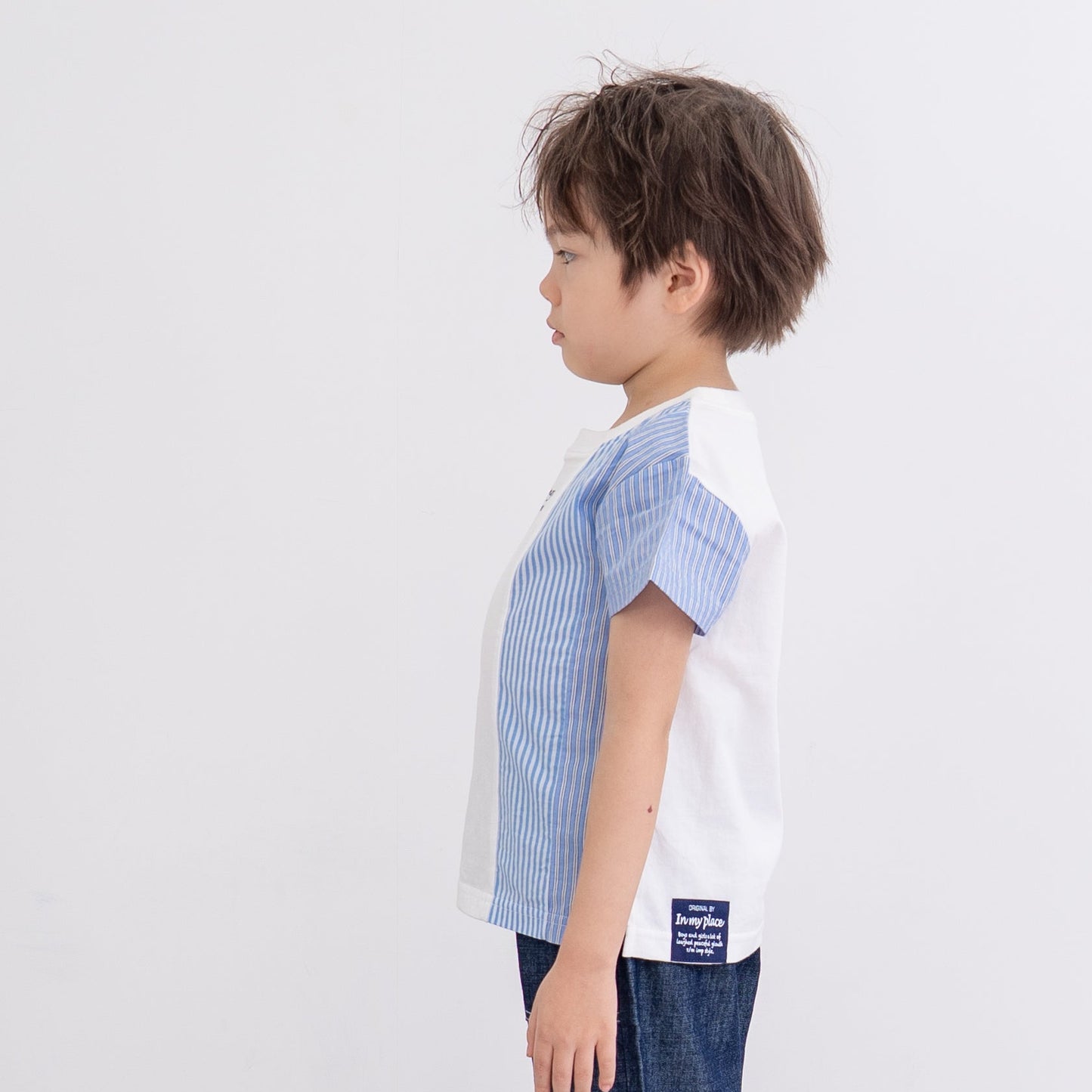 スイッチングTシャツ　OFF-WHITE