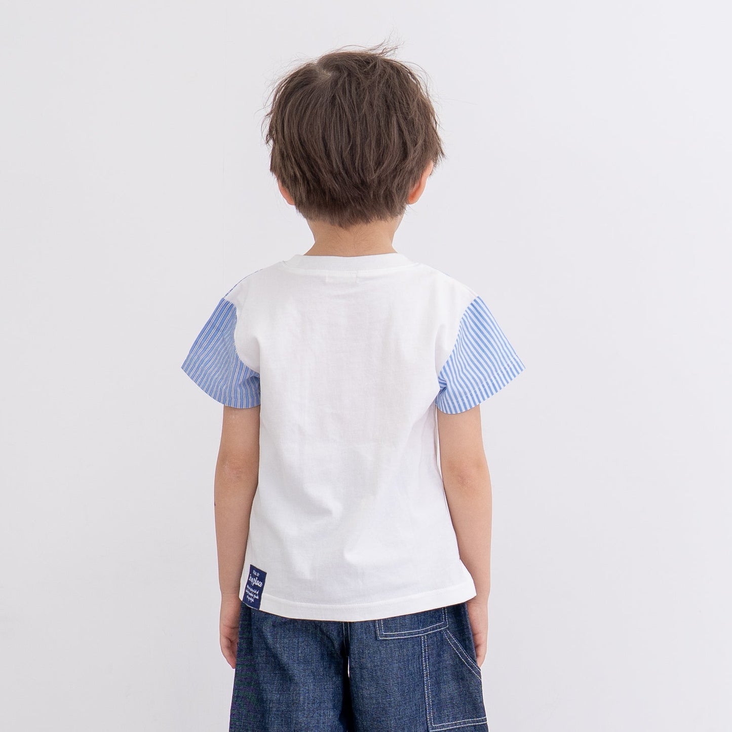 スイッチングTシャツ　OFF-WHITE