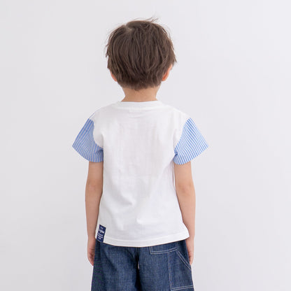スイッチングTシャツ　OFF-WHITE